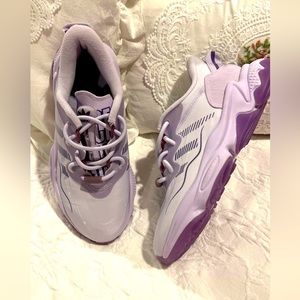 💜 Ozweego Adidas Feather Light Shoes Original All Season Tech Purple Unisex